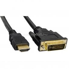 AKYGA Kábel HDMI / DVI 24+1 AK-AV-13 3.0m AK-AV-13 small