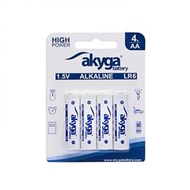 AKYGA LR6, 1.5V, 3050mAh, AA alkáli elem 4db (AKY2068) AKY2068 small