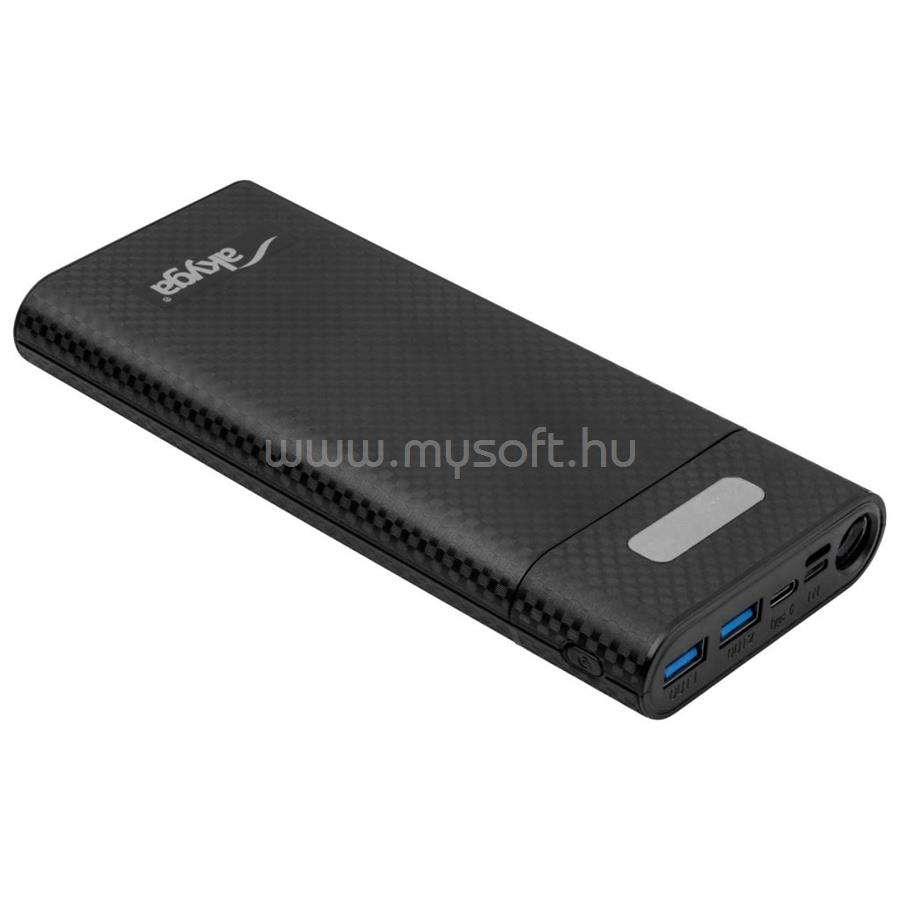 AKYGA Power Bank tok 8x Li-Ion 18650 töltő 18 W (AK-BC-04)
