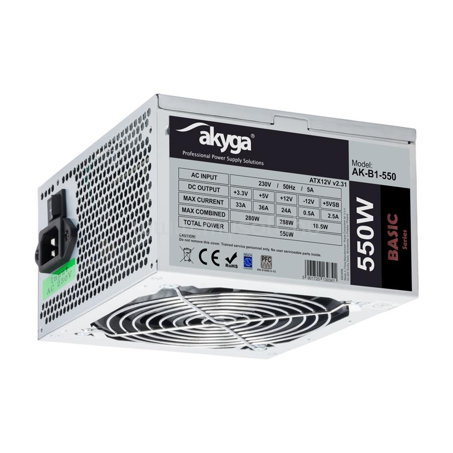 AKYGA tápegység AK-B1-550 Basic 550W