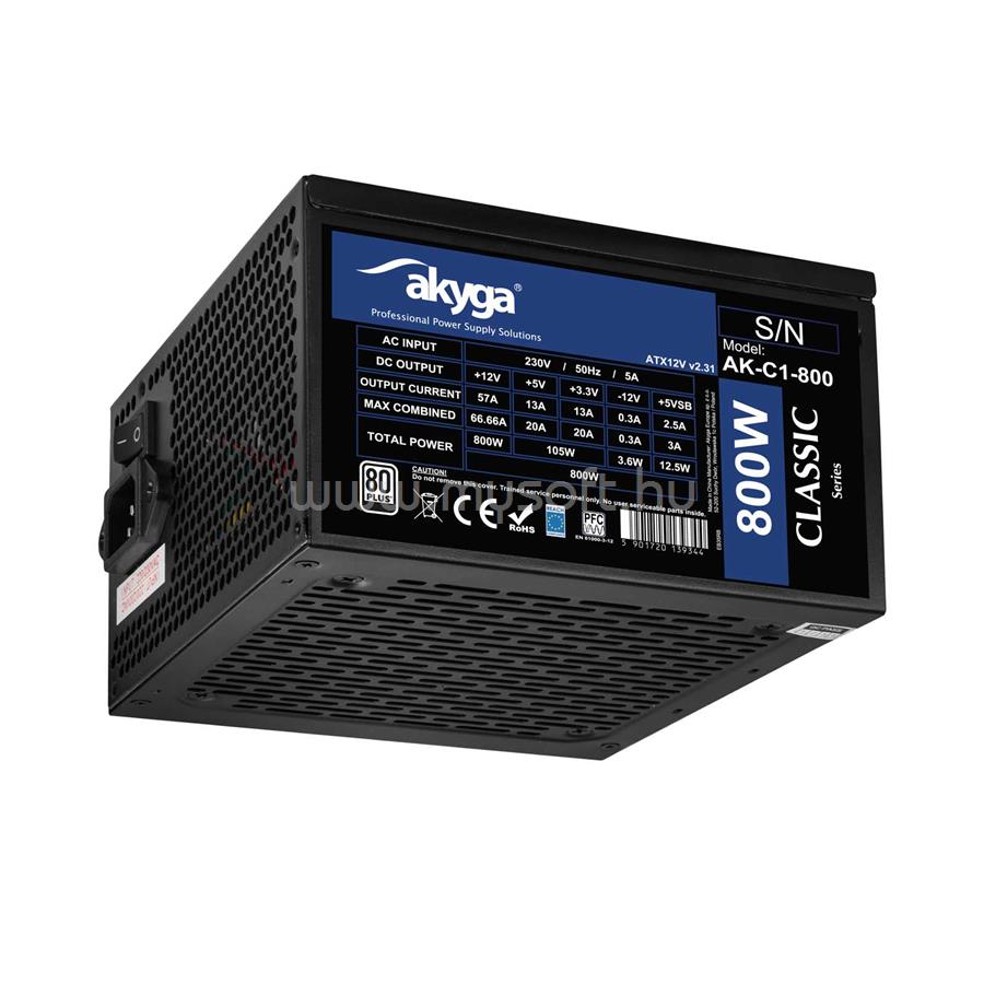 AKYGA tápegység AK-C1-800 800W
