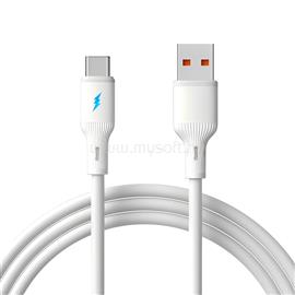 AKYGA USB type C / USB A 1.8m Szilikon kábel 1m fehér (AK-USB-60) AK-USB-60 small