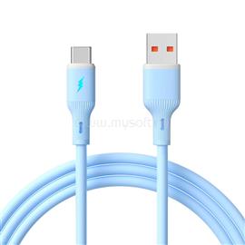 AKYGA USB type C / USB A Szilikon kábel 1m kék (AK-USB-63) AK-USB-63 small