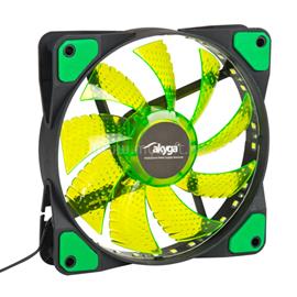 AKYGA Ventillátor 120mm MOLEX 33 LED zöld AW-12E-BG AW-12E-BG small