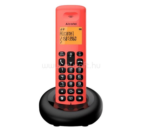 ALCATEL E160 telefon készülék vezeték nélküli, DECT, PIROS