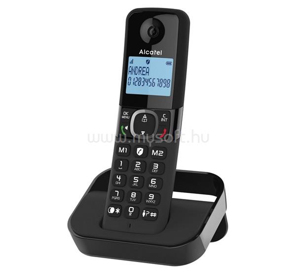 ALCATEL F860 telefon készülék vezeték nélküli, DECT, FEKETE