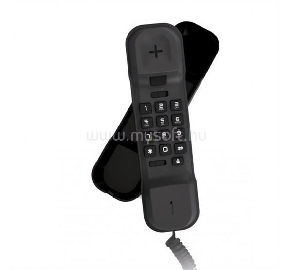 ALCATEL T06 telefon készülék vezetékes FEKETE