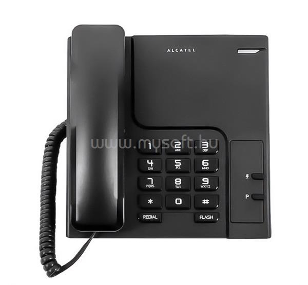 ALCATEL T26 telefon készülék vezetékes FEKETE