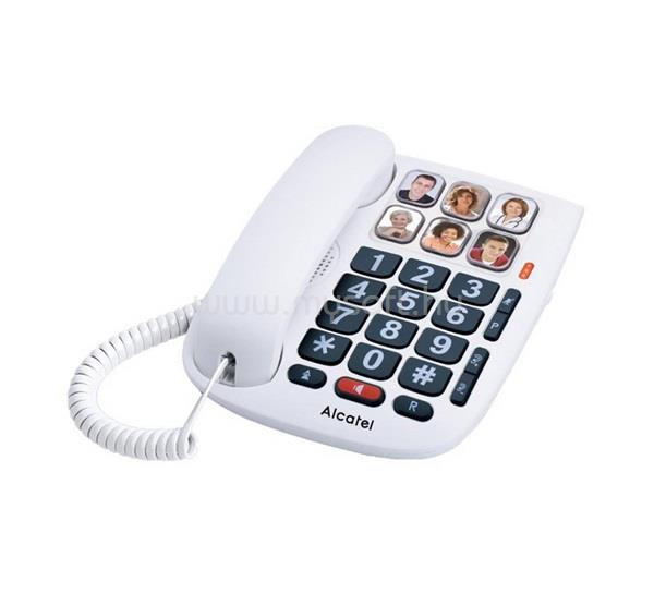 ALCATEL TMAX10 PLUS telefon készülék (vezetékes, nagy gomb) FEHÉR
