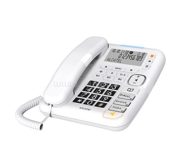 ALCATEL ALCATEL TMAX70 telefon készülék vezetékes, extra hangos csengés, FEHÉR