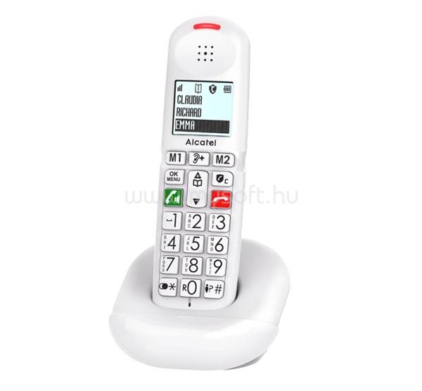 ALCATEL XL685 telefon készülék vezeték nélküli, DECT, FEHÉR