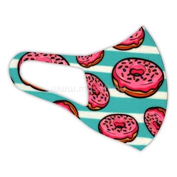 ALCOR 3D Spandex mosható gyerekmaszk 6-12 éves korig - Fánkos