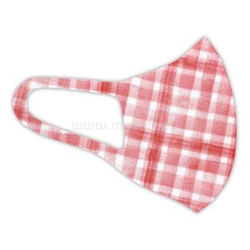 ALCOR 3D Spandex mosható gyerekmaszk 6-12 éves korig - Kockás