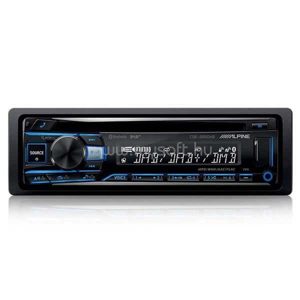 ALPINE CDE-205DAB Bluetooth/CD/USB/AUX/FM RGB autóhifi fejegység