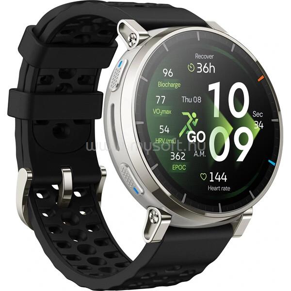 AMAZFIT Active 3 Premium NFC ezüst okosóra