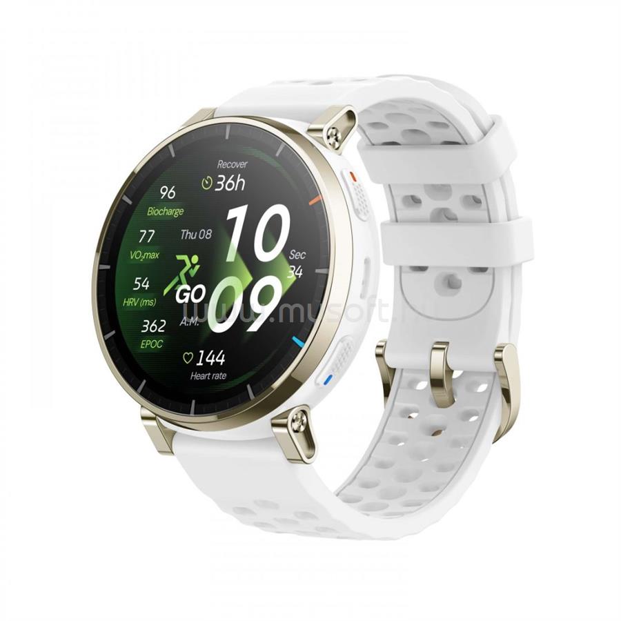 AMAZFIT Active 3 Premium NFC okosóra (fehér)