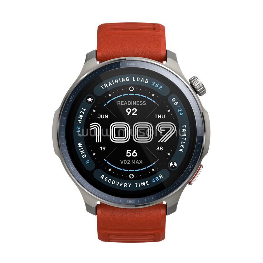 AMAZFIT BALANCE 2 okosóra szilikon szíj, NFC, FEKETE