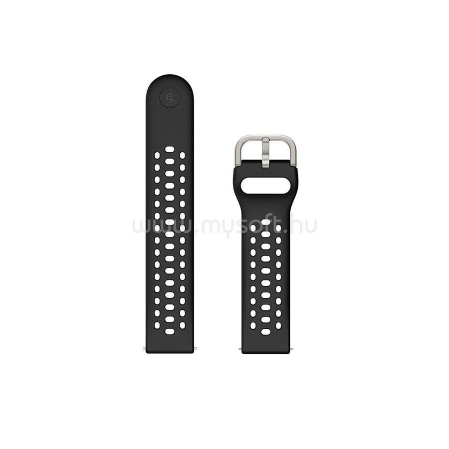 AMAZFIT Univerzális szilikonszíj 20mm (fekete)