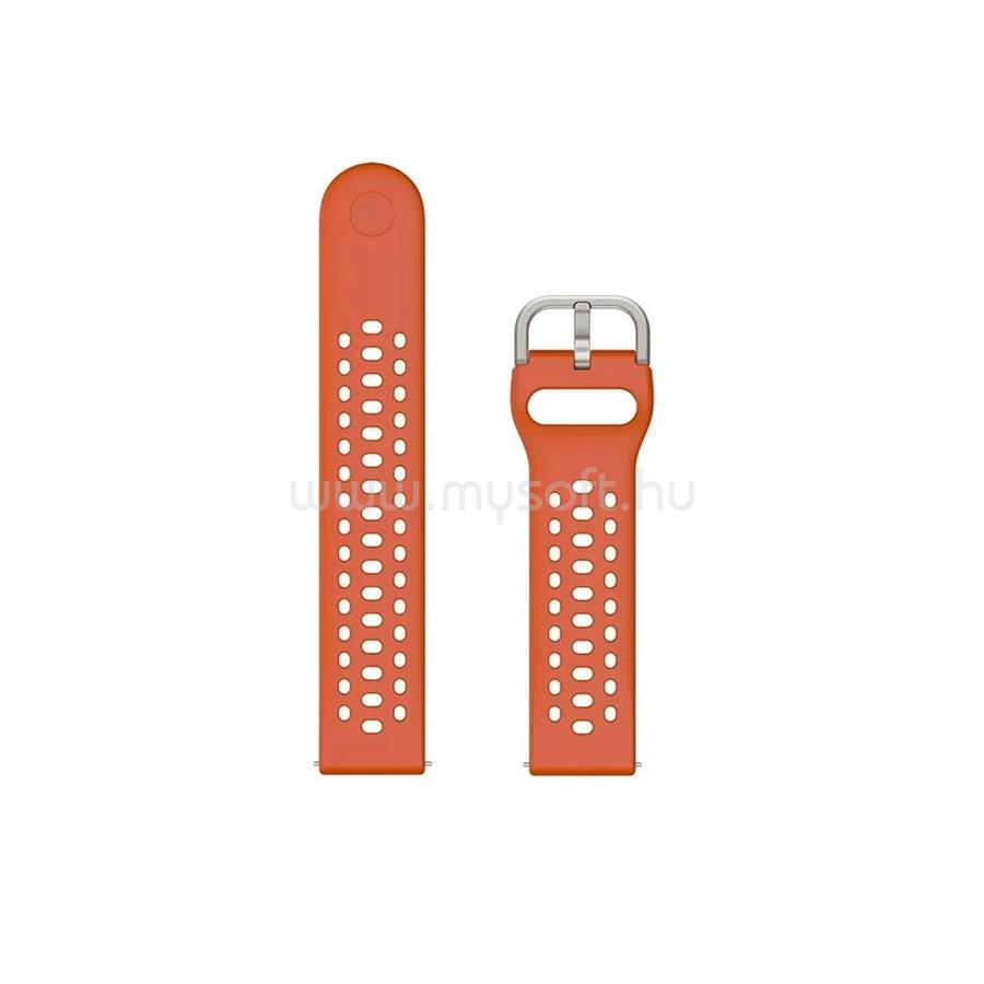 AMAZFIT Univerzális szilikonszíj 20mm (piros)