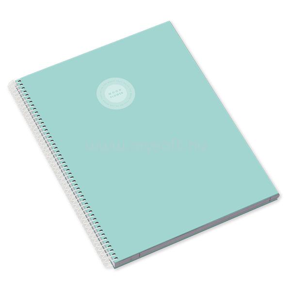 AMBAR Moonflower Campus Pastel A4 80 lap kockás spirálfüzet