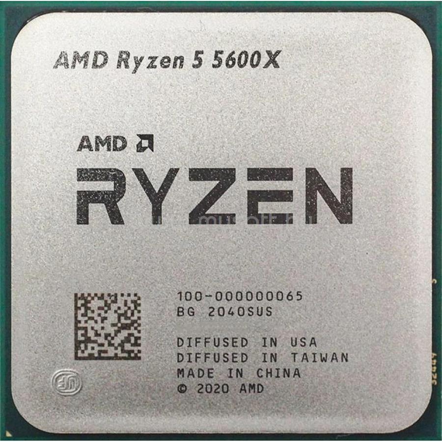 AMD AMD Ryzen 5 5600X (6 Cores, 32MB Cache, 3.7 up to 4.6 GHz, AM4) OEM, hűtéssel, nincs VGA