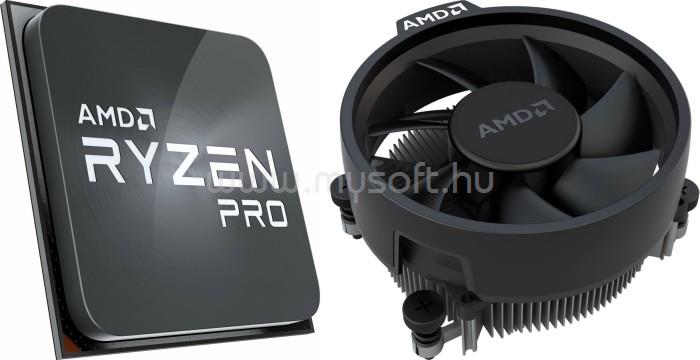AMD Ryzen 3 Pro 4350G (4 Cores, 4MB Cache, 3.8 up to 4.0 GHz, AM4) + hűtő