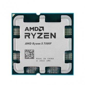 AMD Ryzen 5 7500F (6 Cores, 32MB Cache, 3.7 up to 5.0GHz, AM5) OEM, hűtéssel, nincs VGA