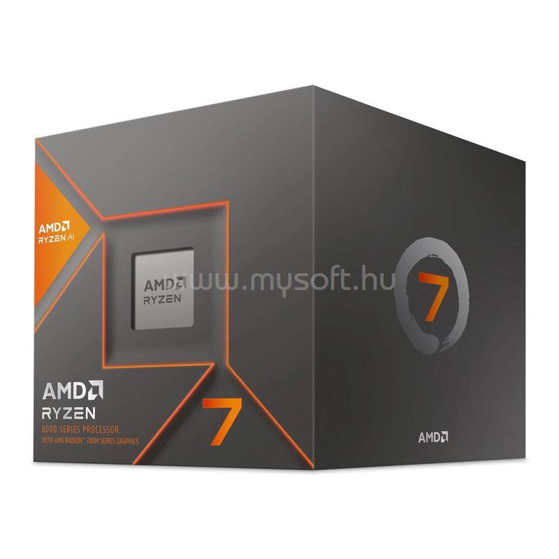 AMD RYZEN 7 8700G (8 Cores, 16MB Cache, 4.2 up to 5.1GHz, AM5) Dobozos, hűtés nélkül