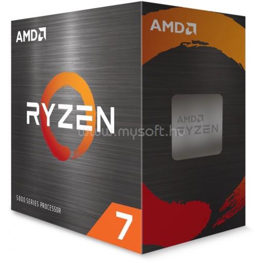 AMD Ryzen 7 5700X (8 Cores, 32MB Cache, 3.4 up to 4.6GHz, AM4) Dobozos, hűtés nélkül, nincs VGA