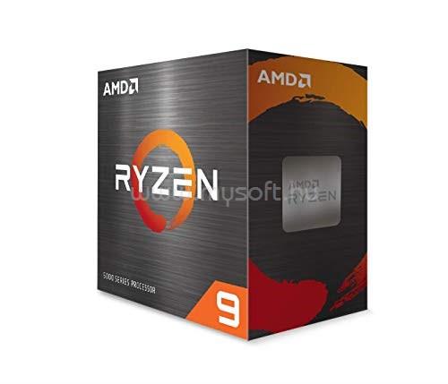 AMD Ryzen 9 5950X (16 Cores, 64MB Cache, 3.4 up to 4.9 GHz, AM4) Dobozos, hűtés nélkül, nincs VGA