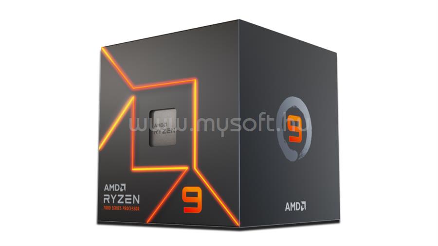 AMD RYZEN 9 7900 (12 Cores, 64MB Cache, 3.7 up to 5.4 GHz, AM5) Dobozos, hűtéssel