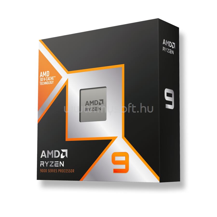 AMD Ryzen 9 9900X3D (12 Cores, 128MB Cache, 4.4 up to 5.5GHz, AM5) Dobozos, hűtés nélkül