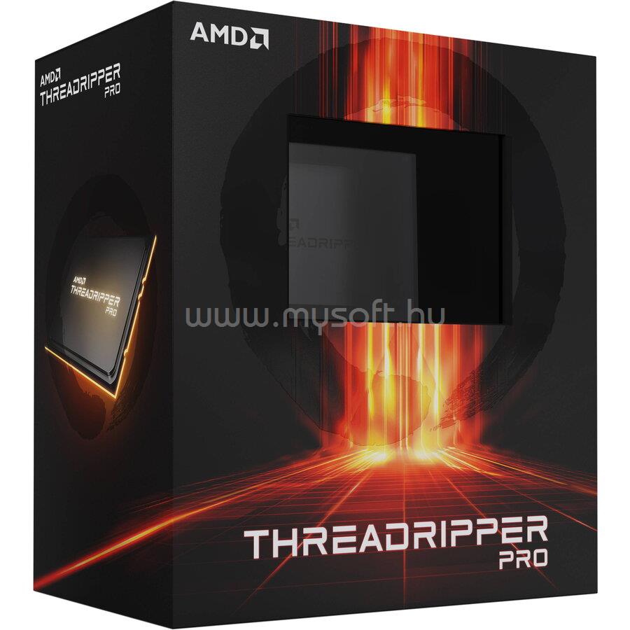 AMD Ryzen Threadripper PRO 7995WX (96 Cores, 384MB Cache, 2.5 up to 5.1 GHz, sTR5) Dobozos, hűtés nélkül, nincs VGA