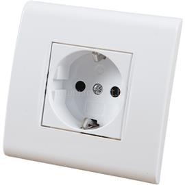 ANCO 321099 Evian 1-es fehér földelt dugalj ANCO_321099 small