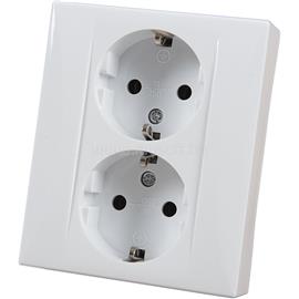 ANCO 321100 Evian 2-es fehér földelt dugalj ANCO_321100 small