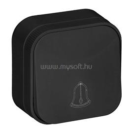 ANCO 7204B IP20 falon kívüli fekete nyomó kapcsoló csengő jellel ANCO_7204B small