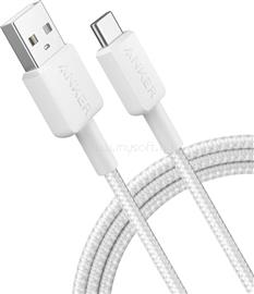 ANKER 322 USB-A - USB-C töltőkábel 0.9m fehér (A81H5G21) A81H5G21 small