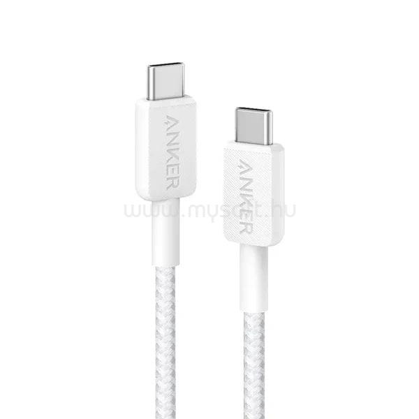 ANKER 322 USB-C - USB-C töltőkábel 0.9m (fehér)