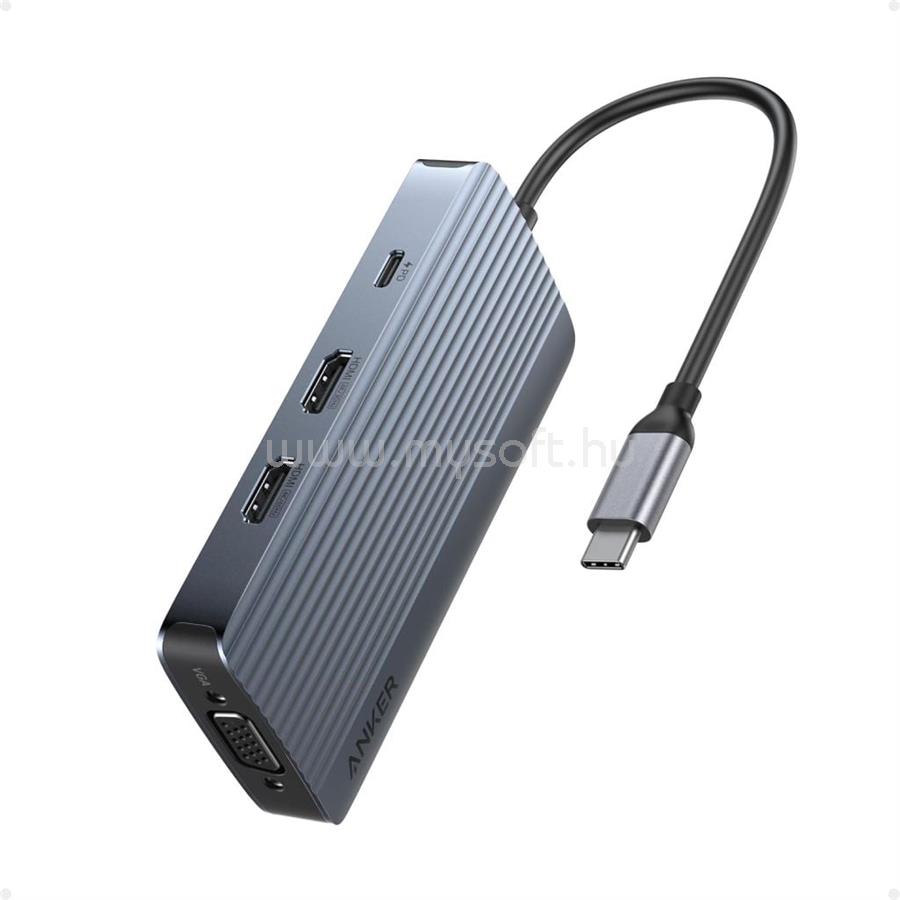 ANKER 8-in-1 Triple Display USB-C Hub (A83790A2)