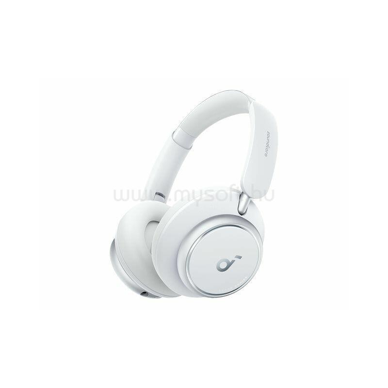 ANKER A3040G21 vezeték nélküli fejhallgató Soundcore Space Q45, Aktív Zajszűrő (fehér)