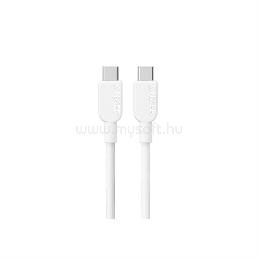 ANKER A81D5H21 töltőkábel, 310, USB-C - USB-C, 240W (fehér)