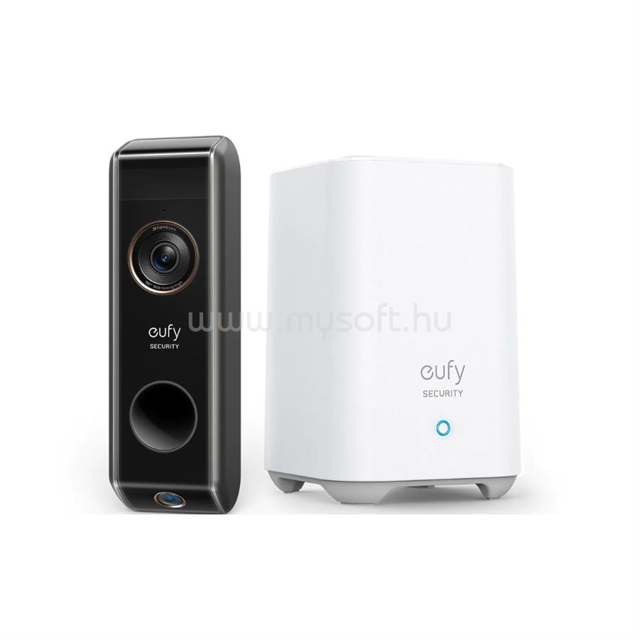 ANKER E8213G11 EUFY S330 Kapucsengő + Vezérlő Központ, Video Doorbell + HomeBase2, HD(2K), WiFi-s, kültéri