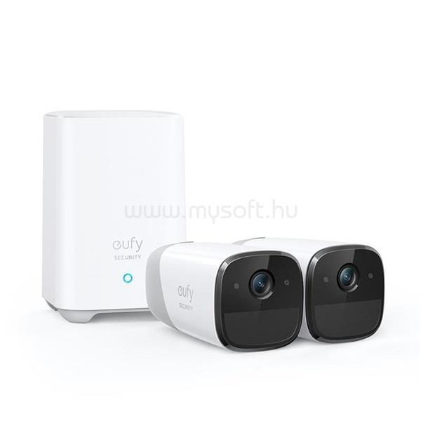 ANKER EUFYCAM2 Pro Biztonsági Kamera Rendszer (2+1) 2K, Széles látószög, WiFi-s, vízálló, - T88513D1