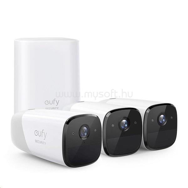 ANKER EUFYCAM2 Pro Biztonsági Kamera Rendszer (3+1) 2K, Széles látószög, WiFi-s, vízálló, - T88523D2