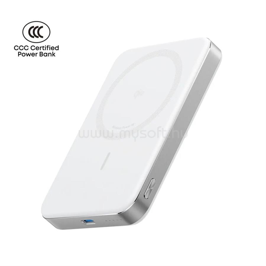 ANKER MagGo Ultra-Slim 10000mAh Power Bank fehér (A1664H21)