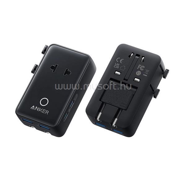 ANKER ANKER NANO utazó töltő 2 USB+2 Type-C aljzat 20W, AU, FEHÉR