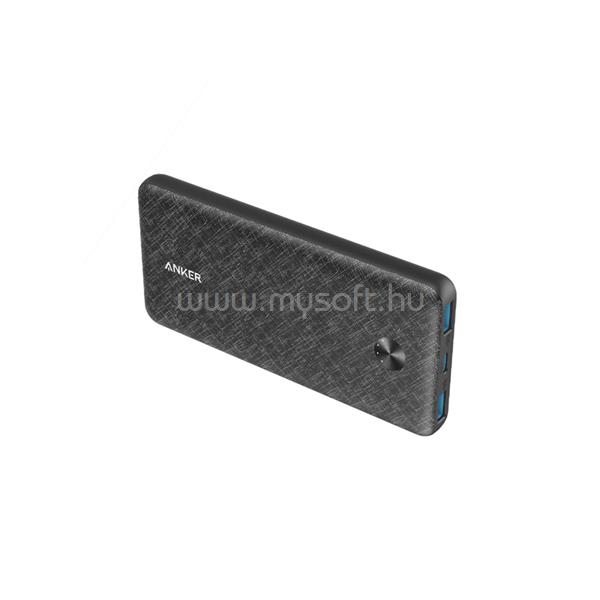 ANKER PowerCore III Sense Powerbank 10000mAh, 18W, USB-C, USB-A, fekete - A1248G11