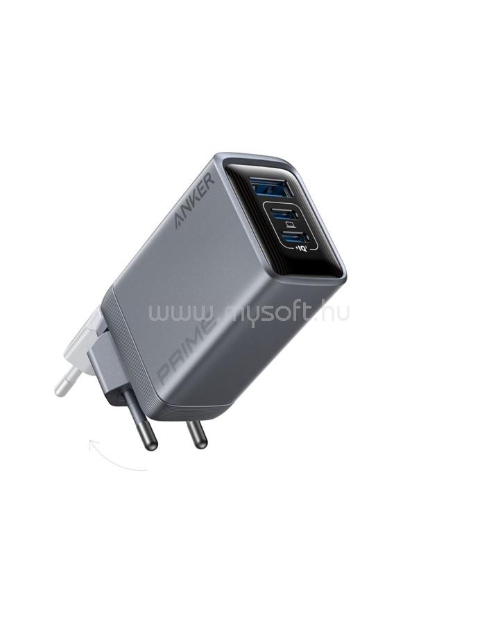 ANKER Prime Charger (100W, 3 Port, GaN) hálózati töltő (A2688341)