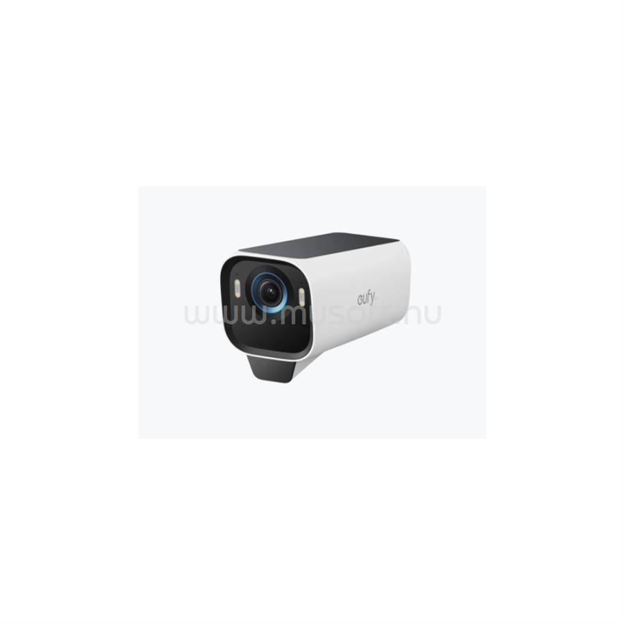 ANKER T81623W1 EUFYCAM S3 Pro Biztonsági Kamera, 4K UHD, Beépített Napelem, BionicMind, kültéri