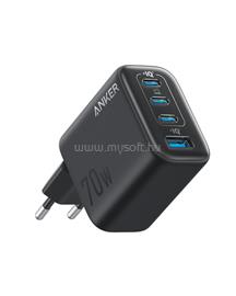 ANKER Zolo (70W, 4-Port, PD 3.0) hálózati töltő (fekete) A121CG11 small
